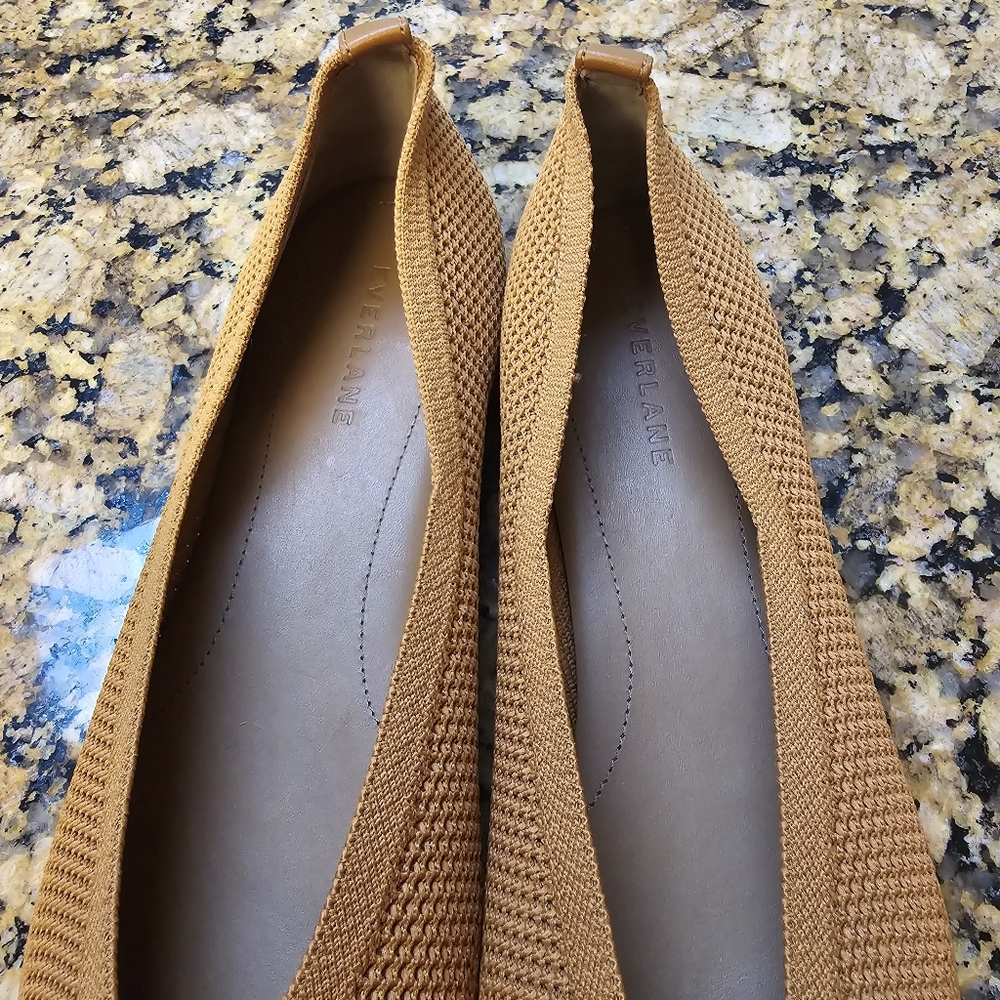 Everlane The 40 Hour Flat in Toffee Brown Women 10.5 NEW - Picture 3 of 7